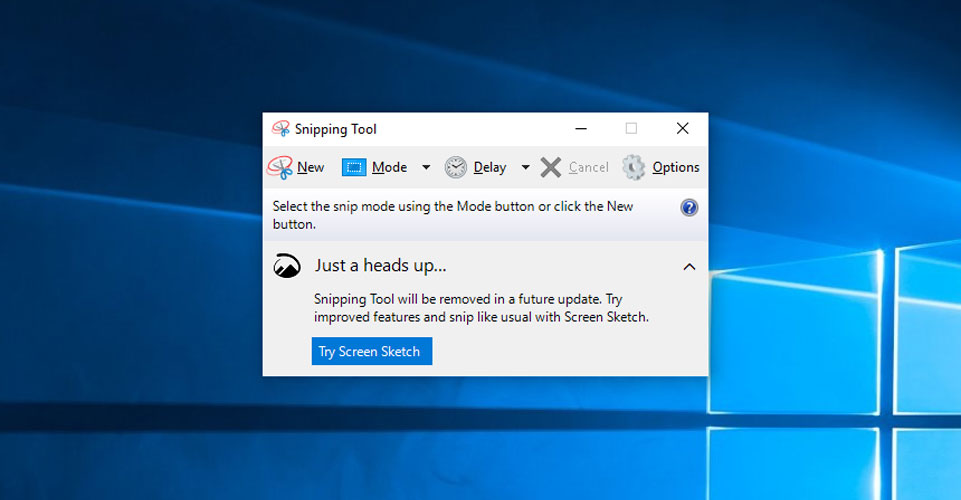 Snipping Tool Windows 10