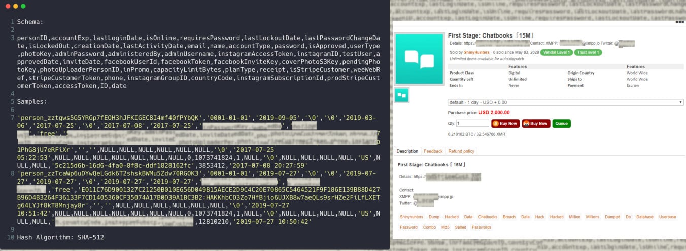 Chatbooks breach