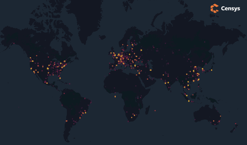 VMware vCenter hosts exposed on the public internet