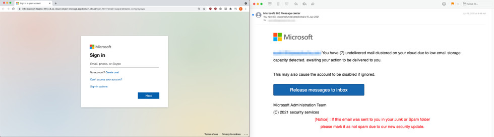 Chipotle-delivered phishing email impersonating Microsoft 365