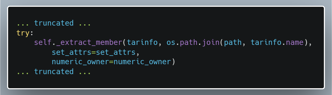 CVE-2007-4559 - path joining with filename