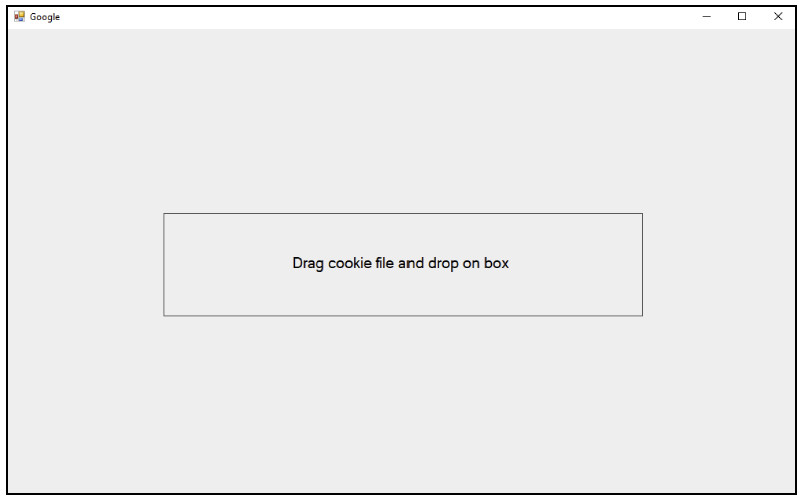 Хиперсцрапер форма омогућава превлачење и испуштање датотеке колачића