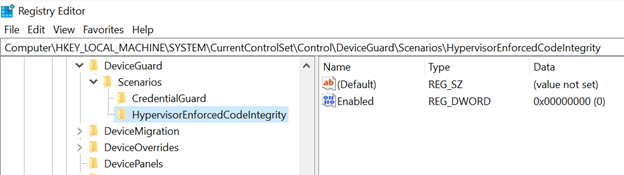 Bootkit BlackLotus UEFI menonaktifkan fitur keamanan HVCI dari registri Windows