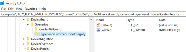 BlackLotus UEFI bootkit disables Windows registry HVCI security feature