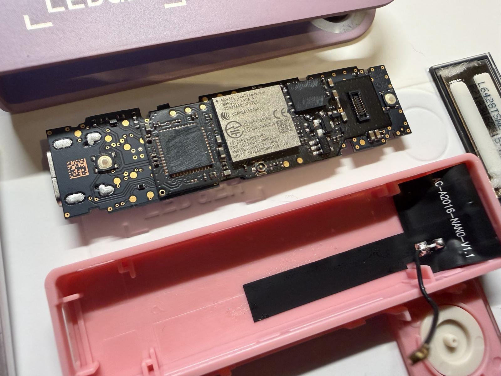 Hardware implant inside Ledger X device