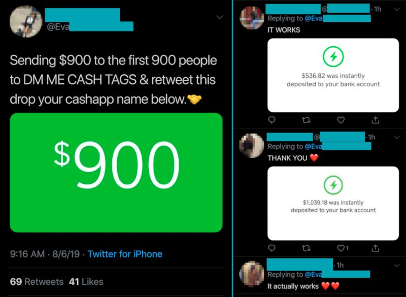 bitcoin cashapp instagram scam