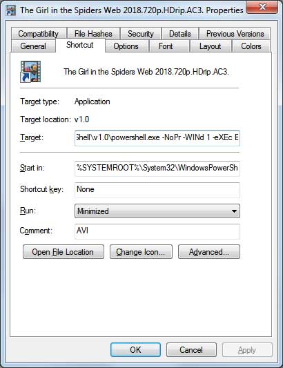 Fake Movie File Properties
