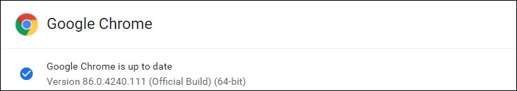 Chrome 86.0.4240.111