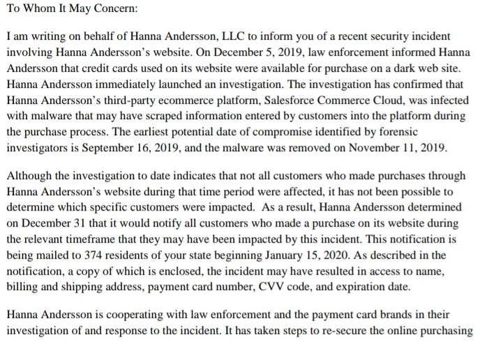 Hanna Andersson email