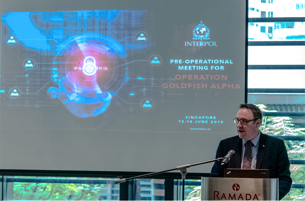 INTERPOL’s Director of Cybercrime, Craig Jones