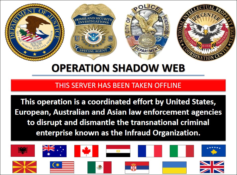 Infraud takedown notice