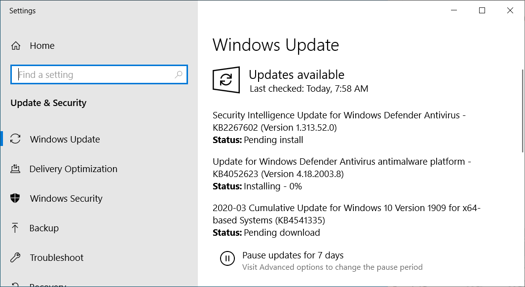Forretningsmand ubehageligt øst Microsoft Fixes Windows Defender Scan Bug With New Update
