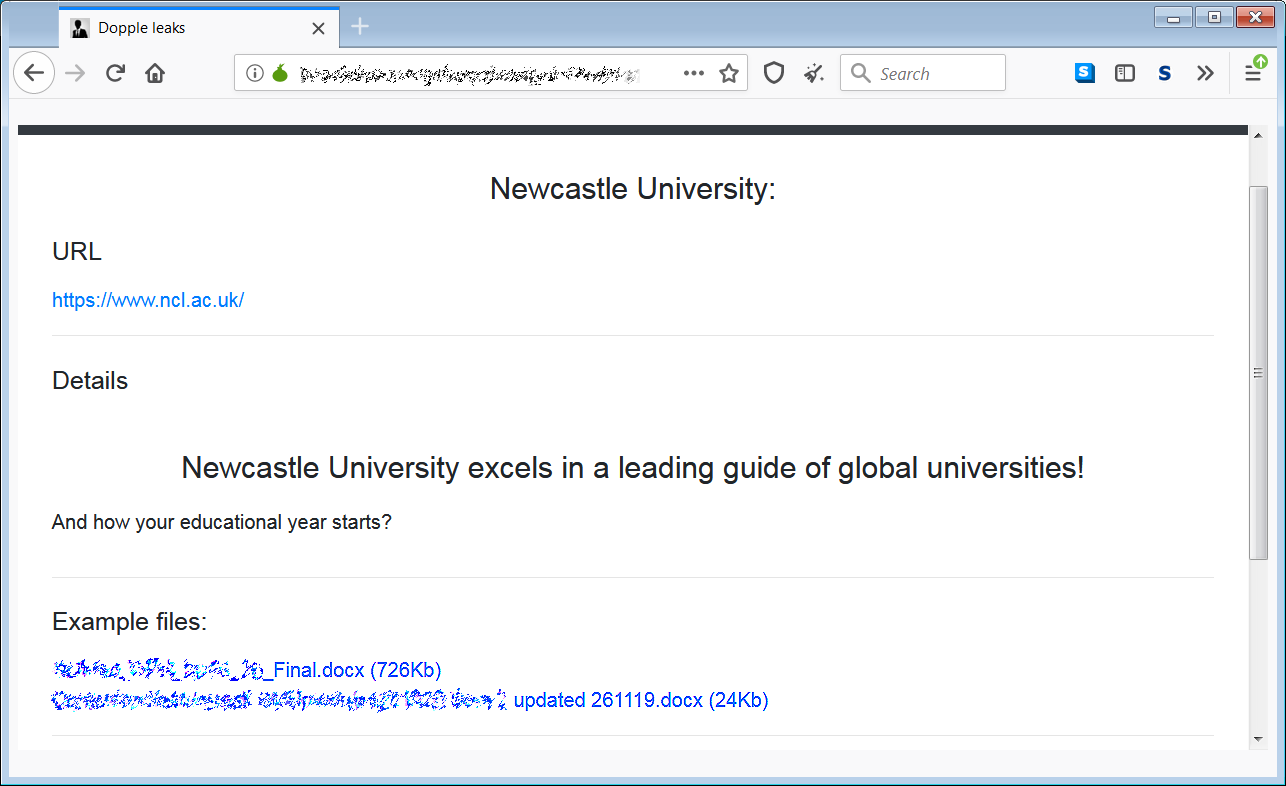 DoppelPaymer ransomware hits Newcastle University, leaks data