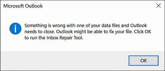Outlook error