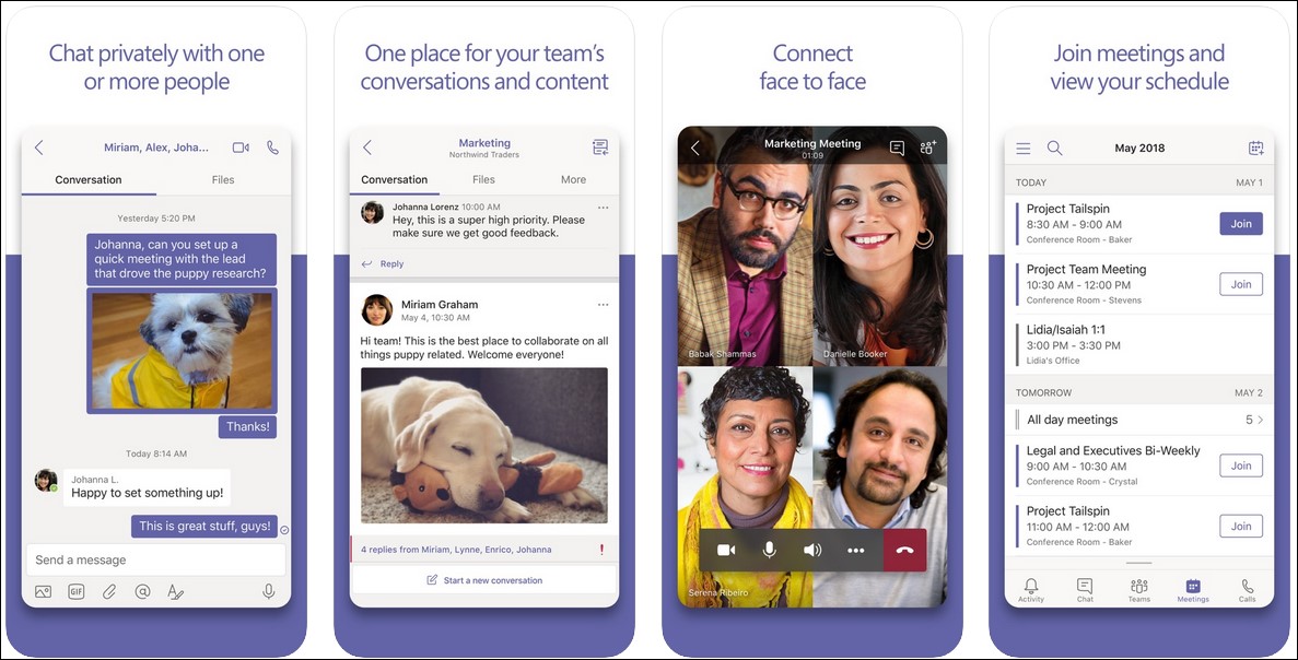The Teams iOS app