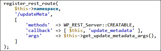 Vulnerable REST route