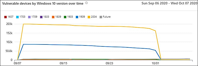 Vulnerable Windows 10 devices report