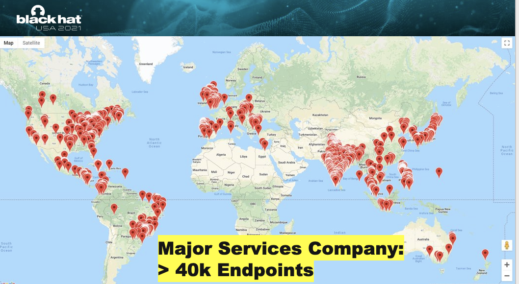 Mapping a company's network
