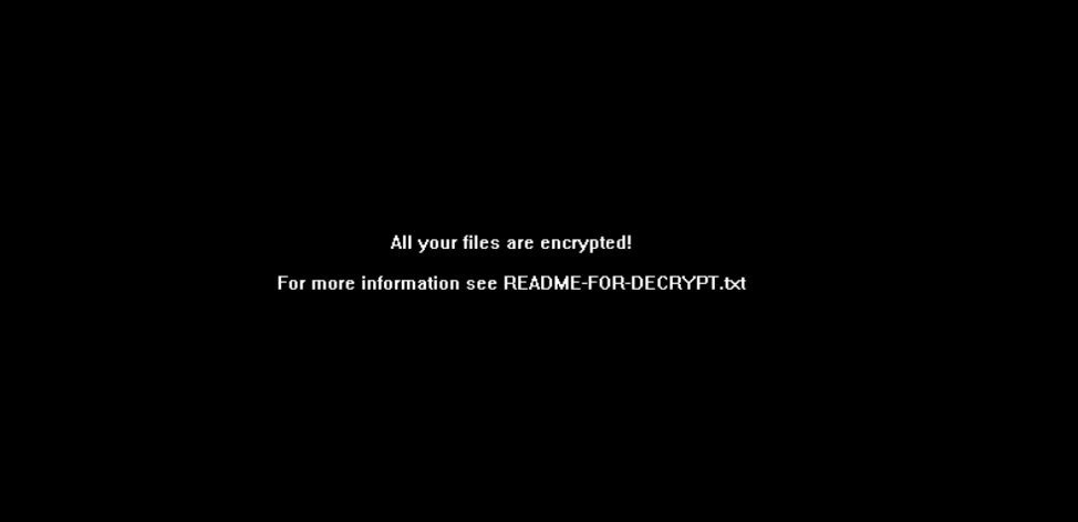 Diavol ransomware wallpaper