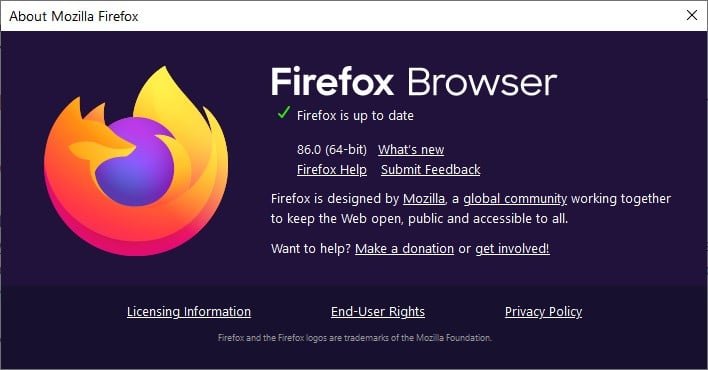 Firefox 86