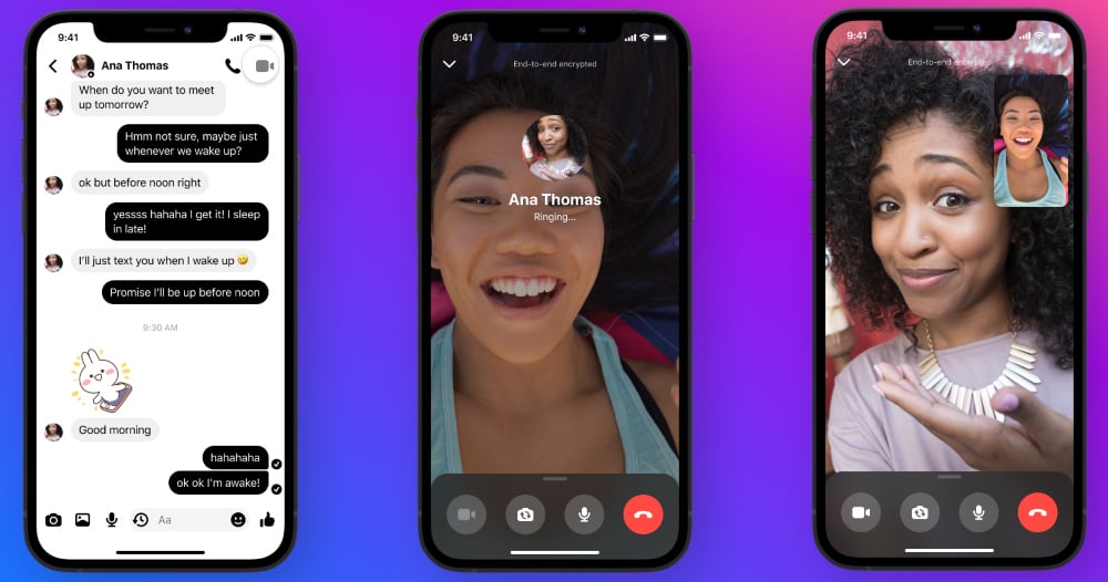 Messenger E2EE video call