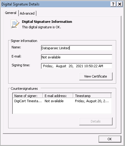 Windows parses OpenSUpdater malformed signature as valid