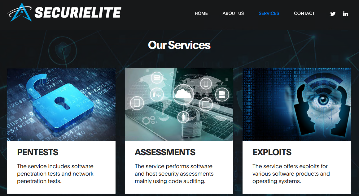 SecuriElite website