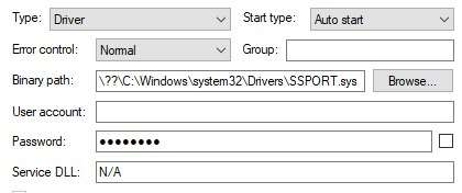 Vulnerable driver set to load on system boot