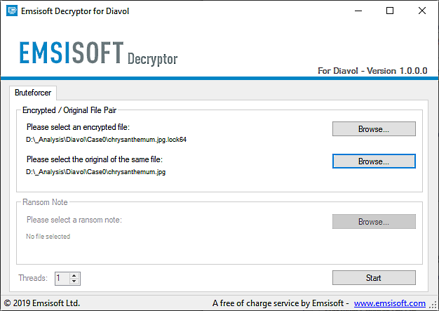 Diavol decryptor