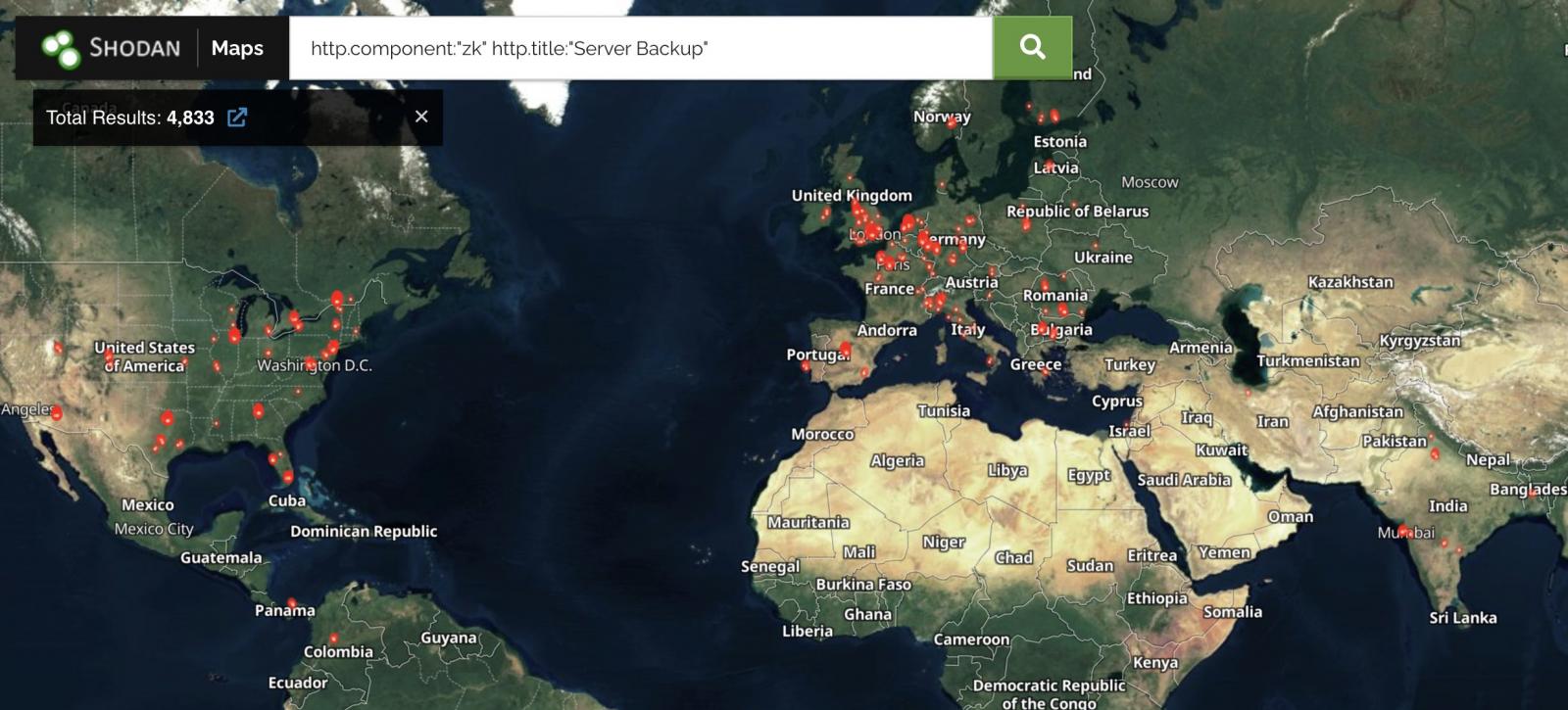 Internet-exposed R1Soft servers