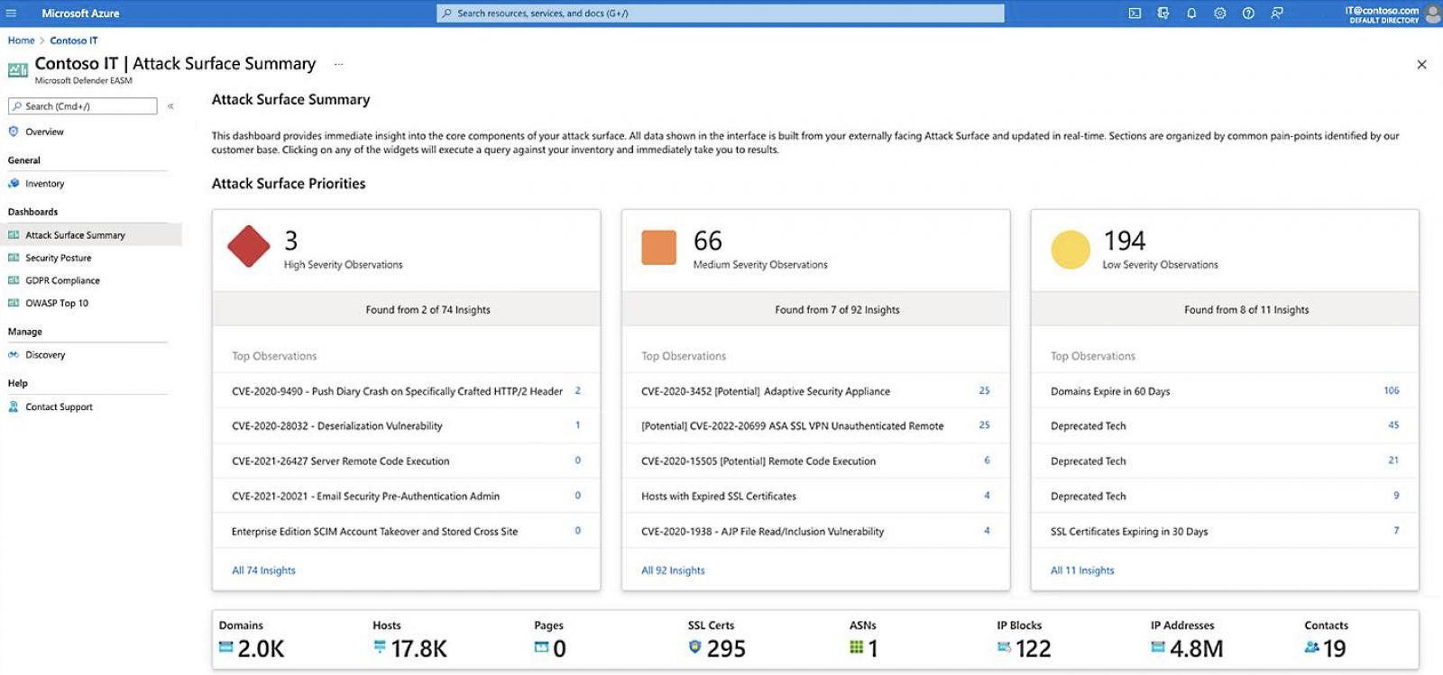 Microsoft Defender External Attack Surface Management