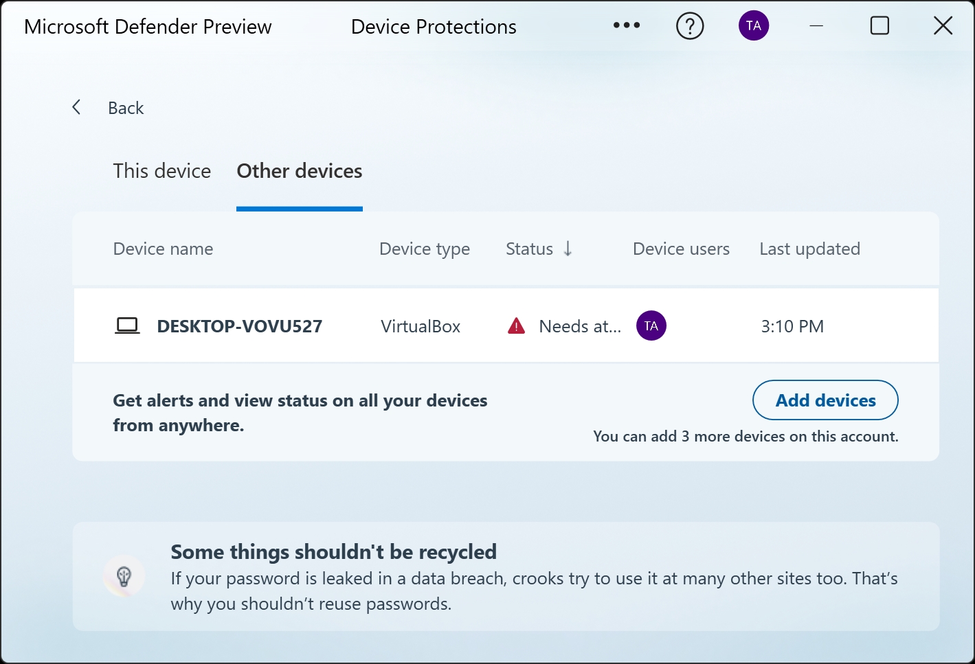 Microsoft Defender Preview