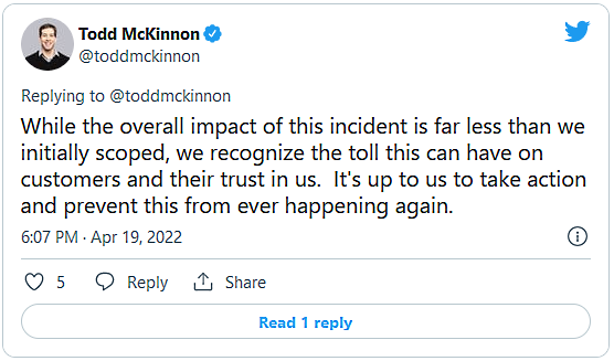 Todd McKinnon Okta breach