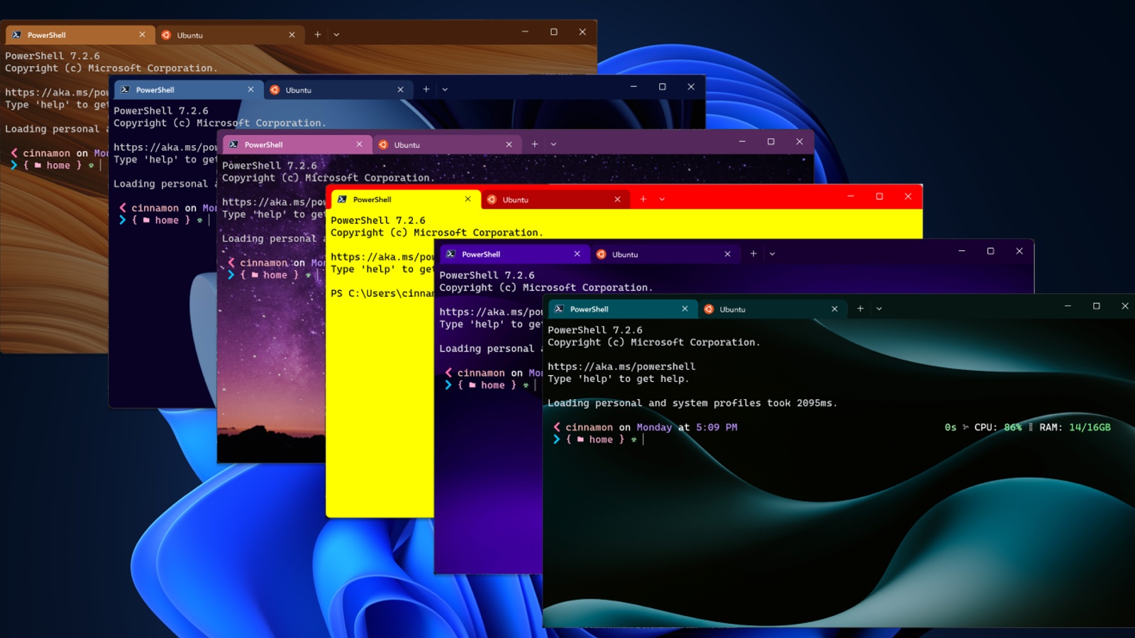 Windows Terminal themes