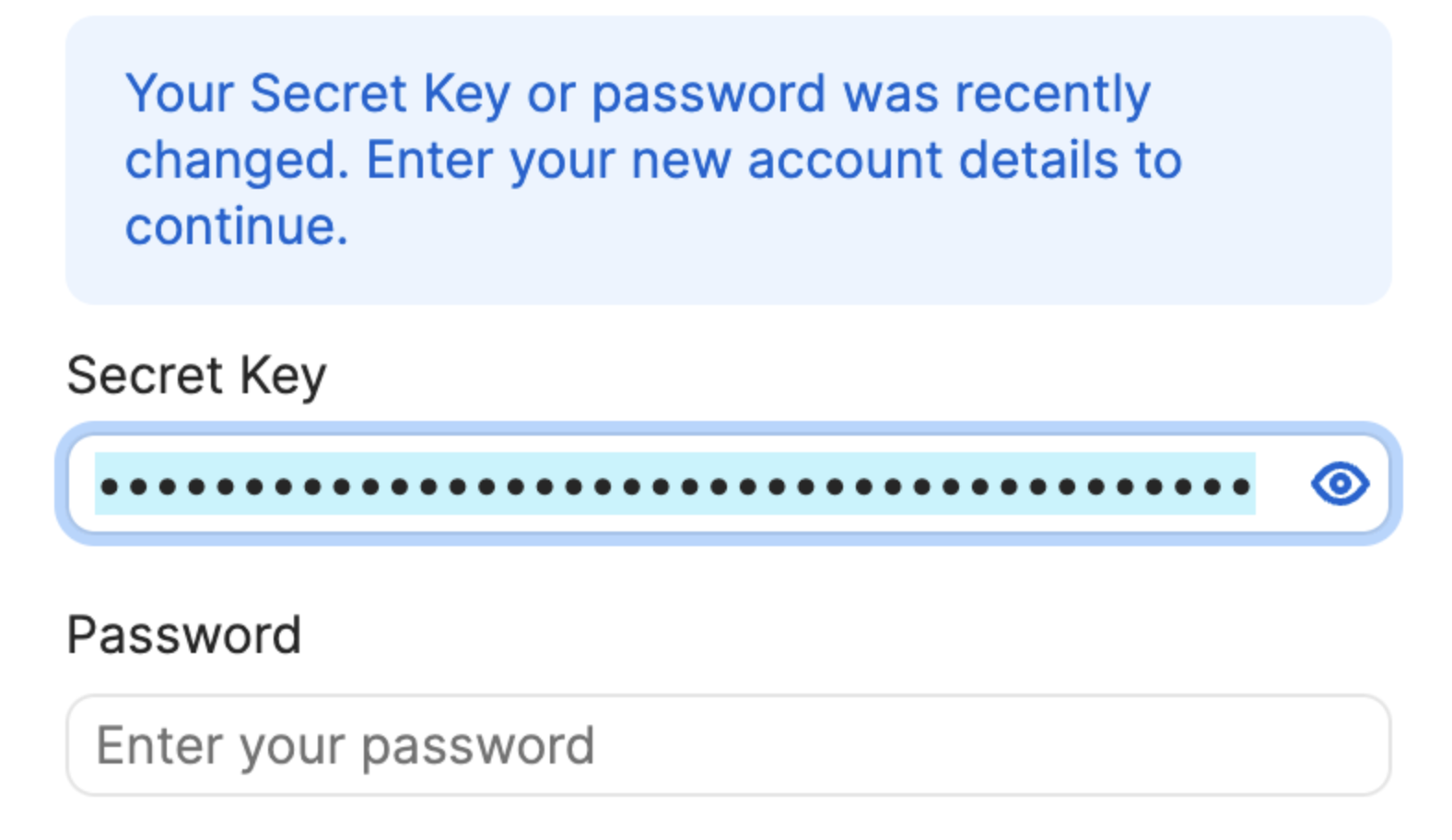 1Password error