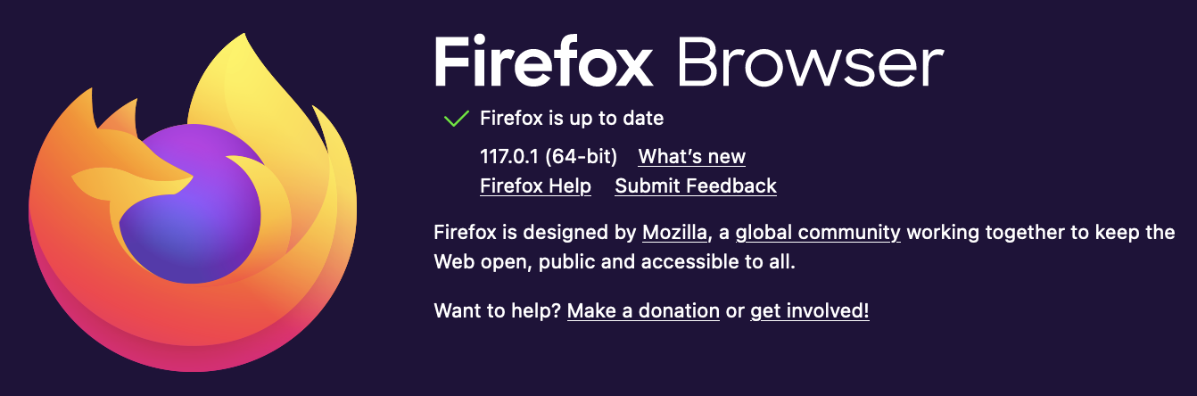 Firefox 117.0.1