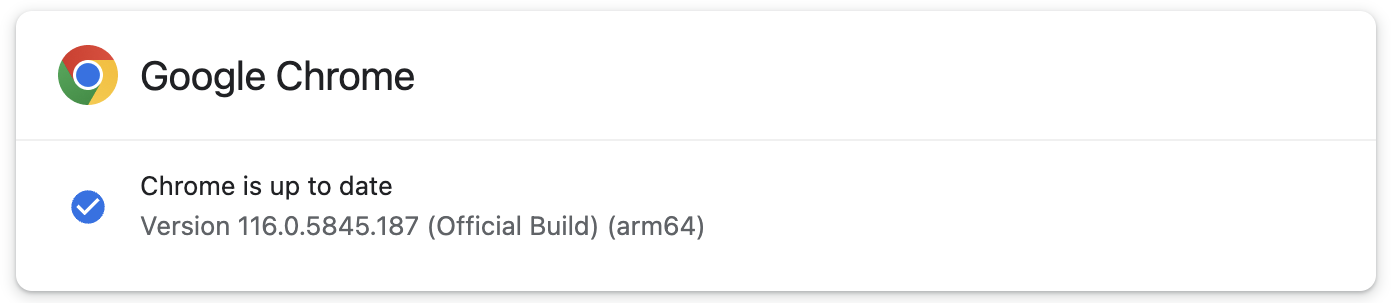 Google Chrome 116.0.5845.187