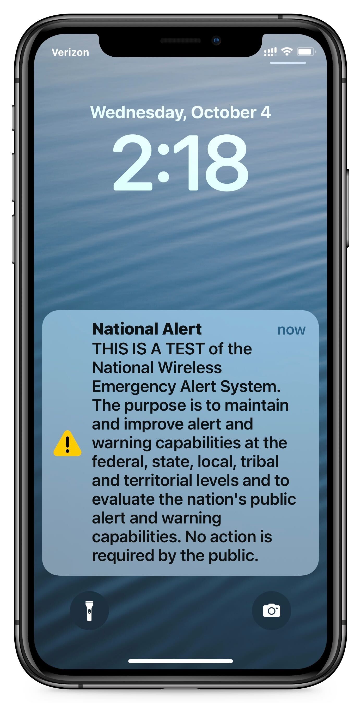 October 4, 2023, FEMA emergency test