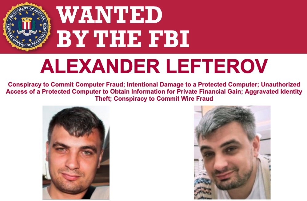 ALEXANDER LEFTEROV wanted poster