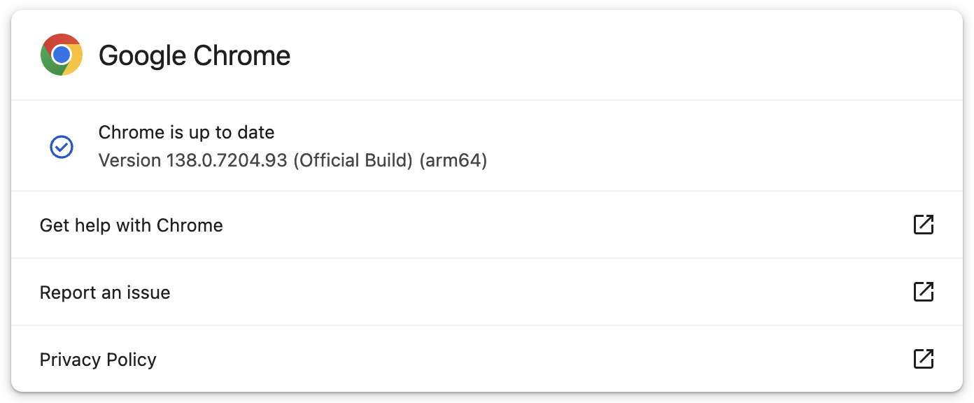 Google Chrome 138.0.7204.93