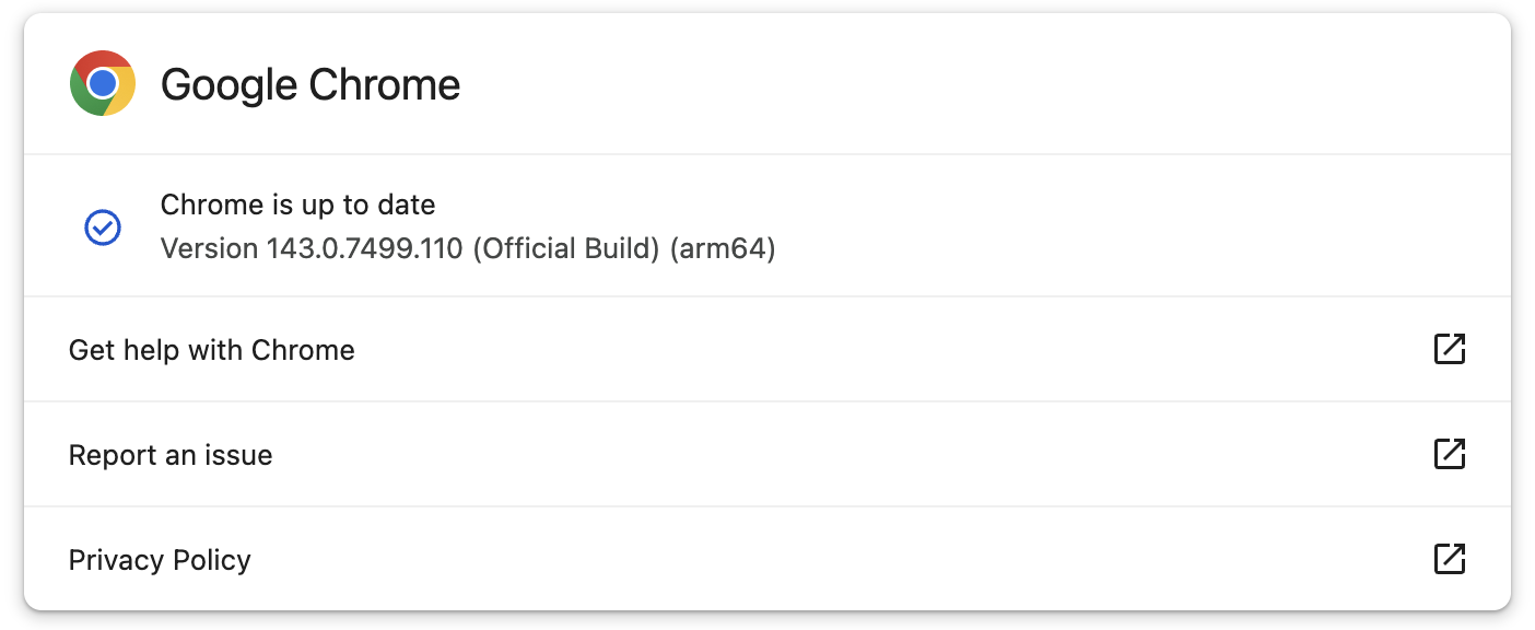 Google Chrome 143.0.7499.110