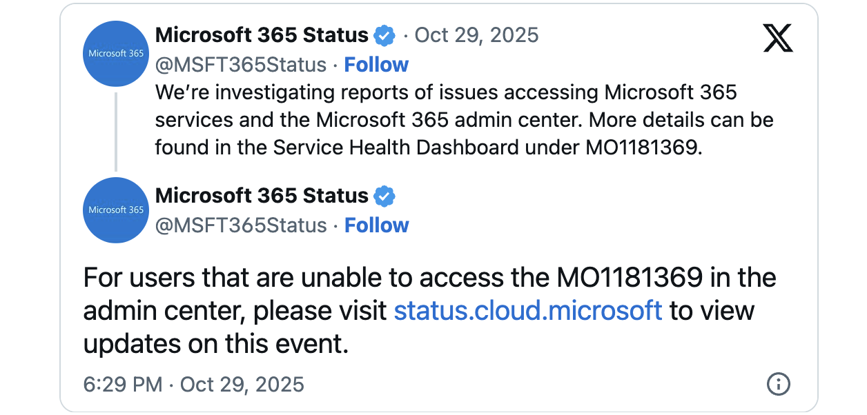 DNS outage impacts Azure and Microsoft 365 services 2 Microsoft DNS outage
