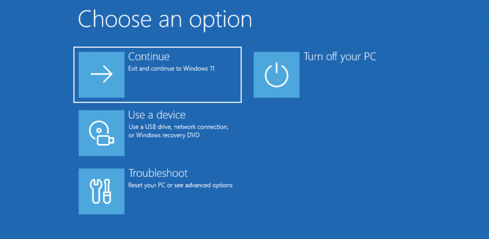 Windows Recovery Environment