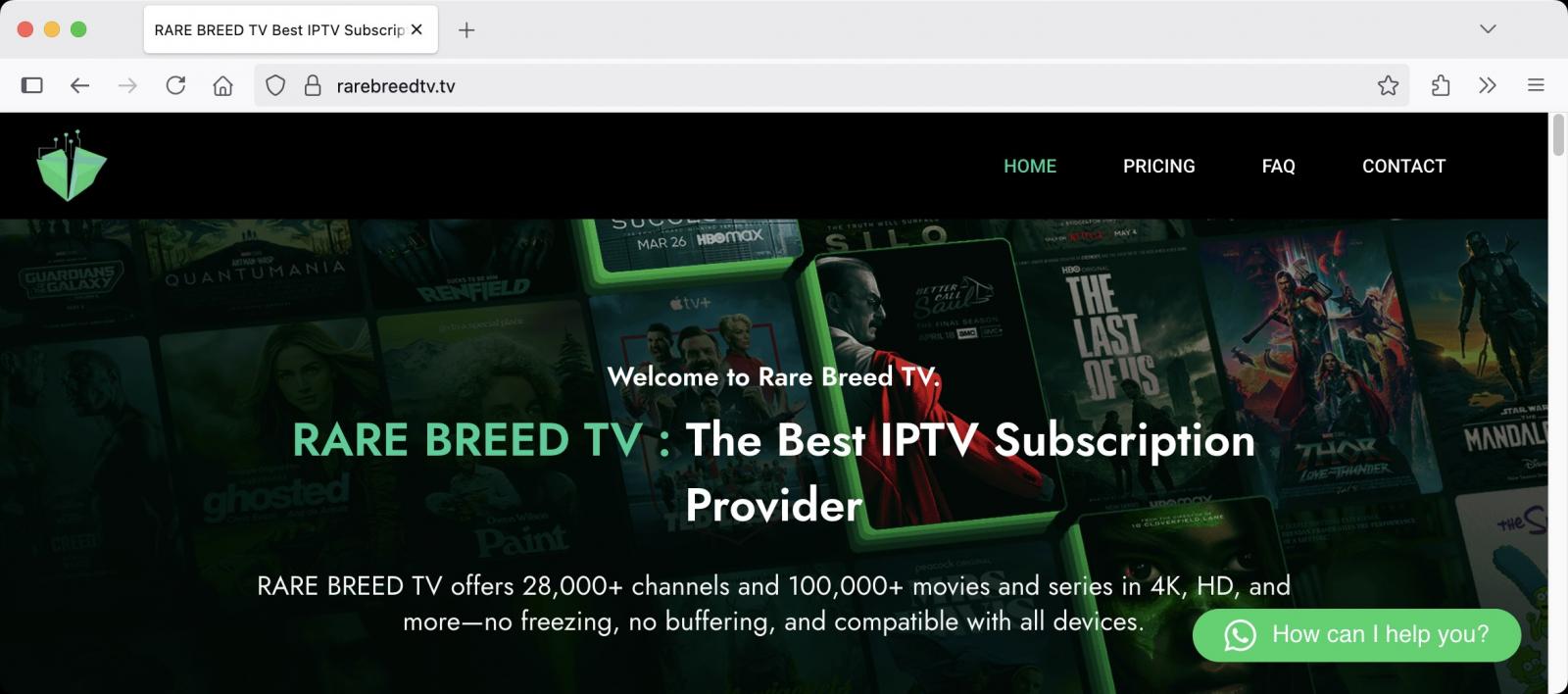 rare breed tv website