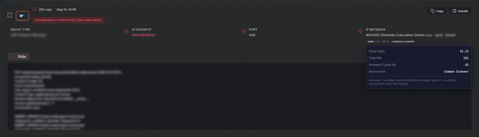 CVE-2026-58231 exploitation attempt