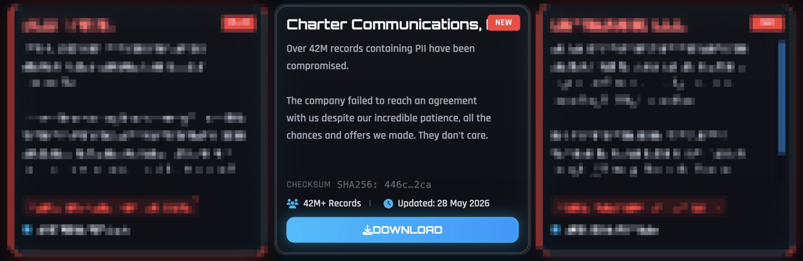 Charter placement on ShinyHunters rewards site