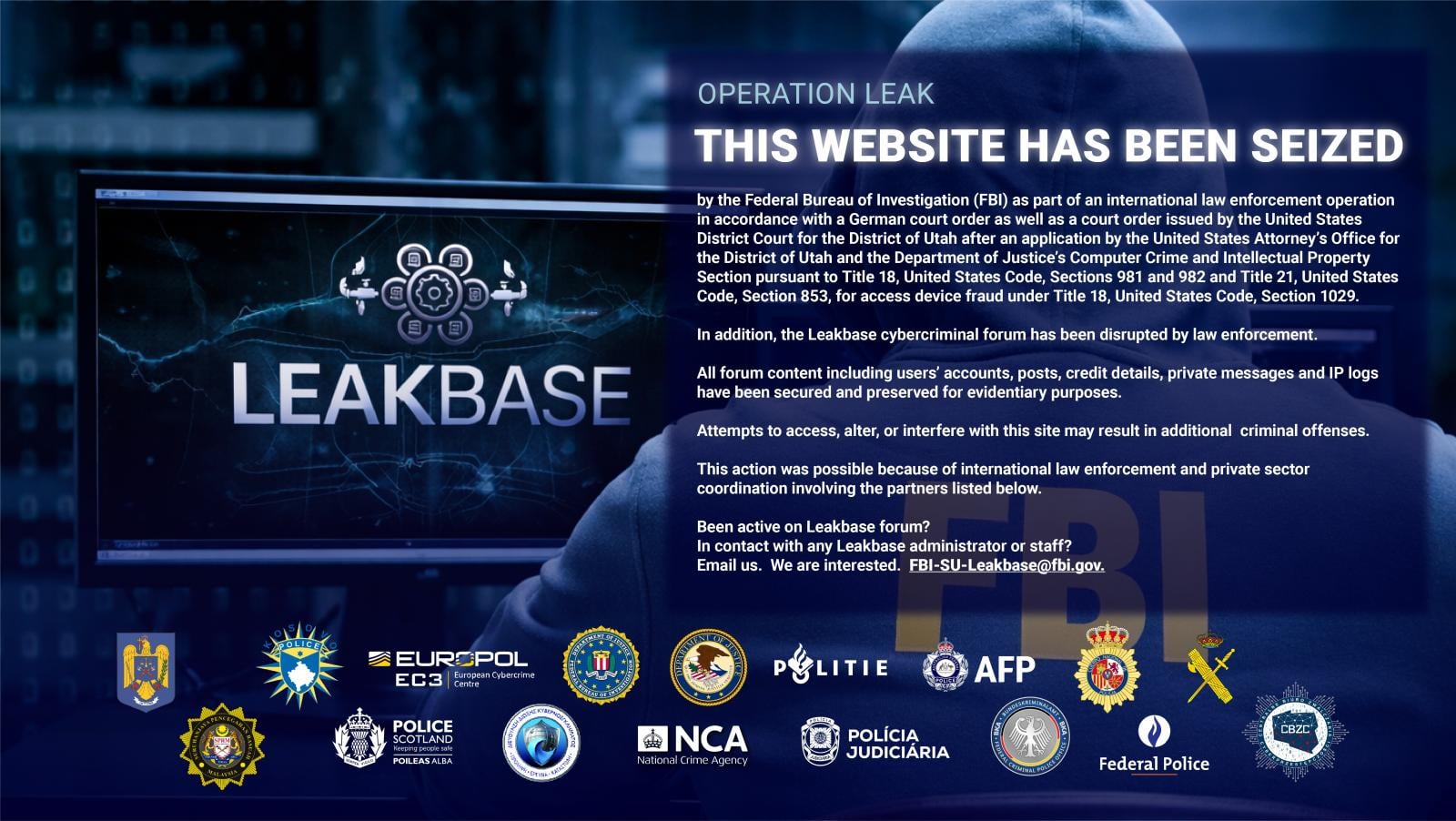 Leakbase seizure banner